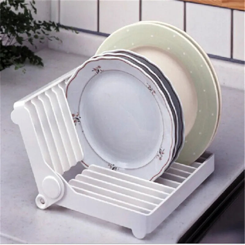 Creative Dish Plate Drain Rack Kitchen Tableware Drying Storage Tray