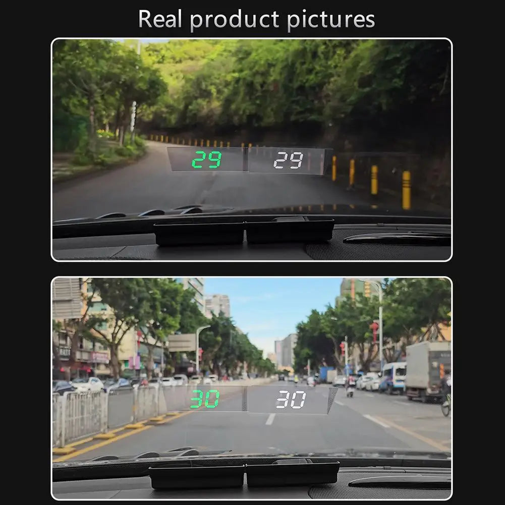 Car Head Up HD Display GPS Speedometer Speed KMH Digital HUD