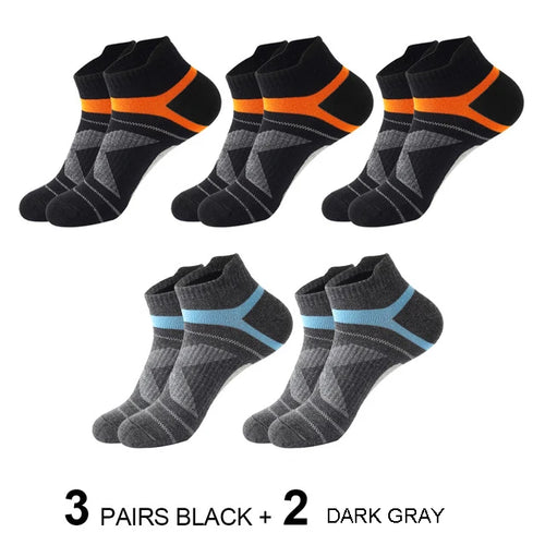 3/5Pairs High Quality Socks Men Outdoor Casual Athletic Socks Short