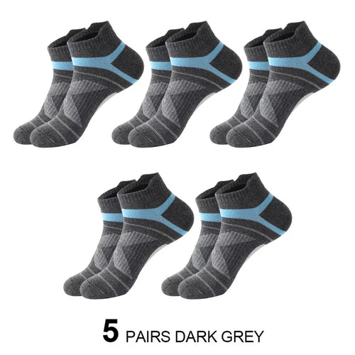 3/5Pairs High Quality Socks Men Outdoor Casual Athletic Socks Short