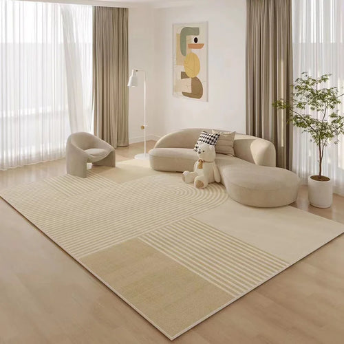 VIKAMA Modern simple living room carpet fully covered absorbent sofa