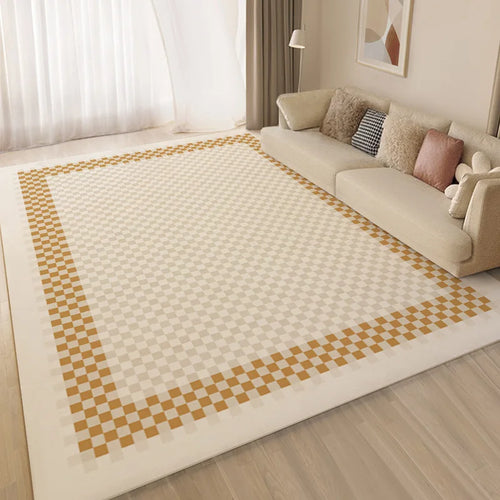 VIKAMA Modern simple living room carpet fully covered absorbent sofa