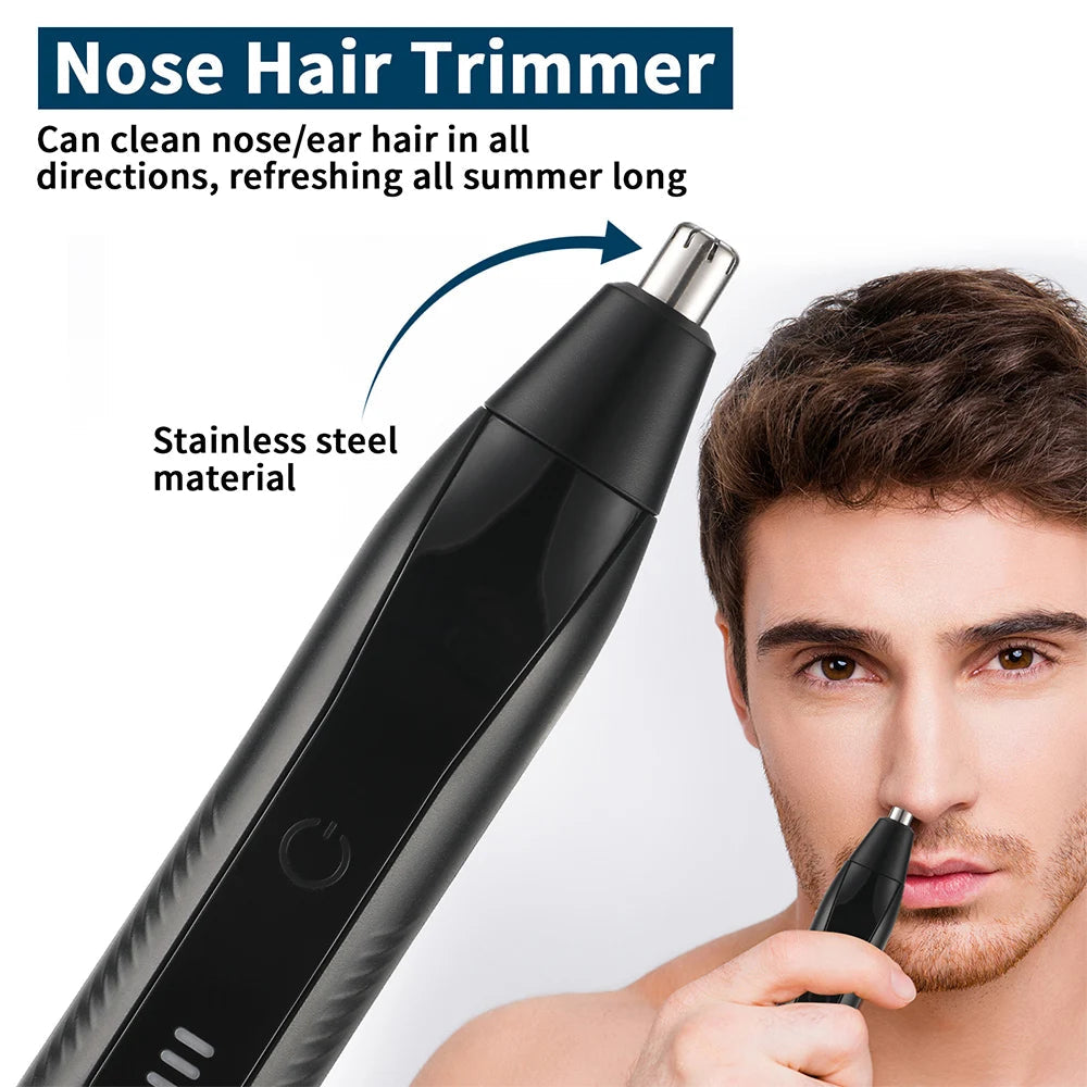 Electric Nose Hair Trimmer for Men Multi Functional Men's Beauty Set