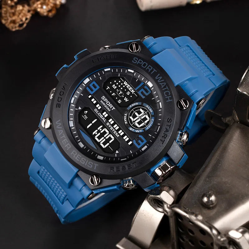 Top Luxury Electronic Watch for Man Outdoor Sport Watch Stopwatch
