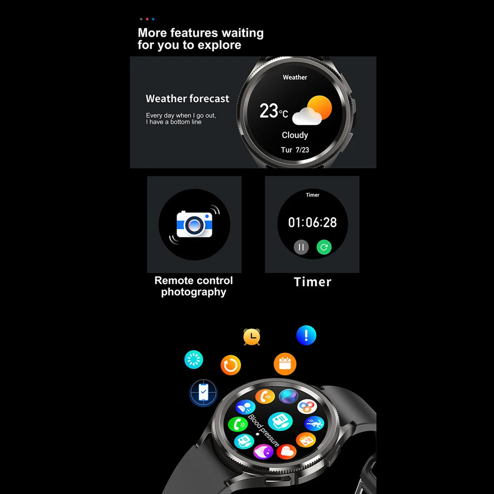 Watch 6 Classic Bluetooth Call Smart Watch Men GPS Outdoor Sports
