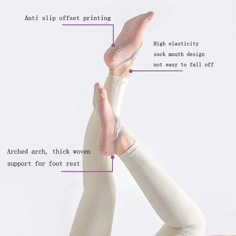 Prati Yoga Socks Non slip Women's Socks Sports Fitness Silicone