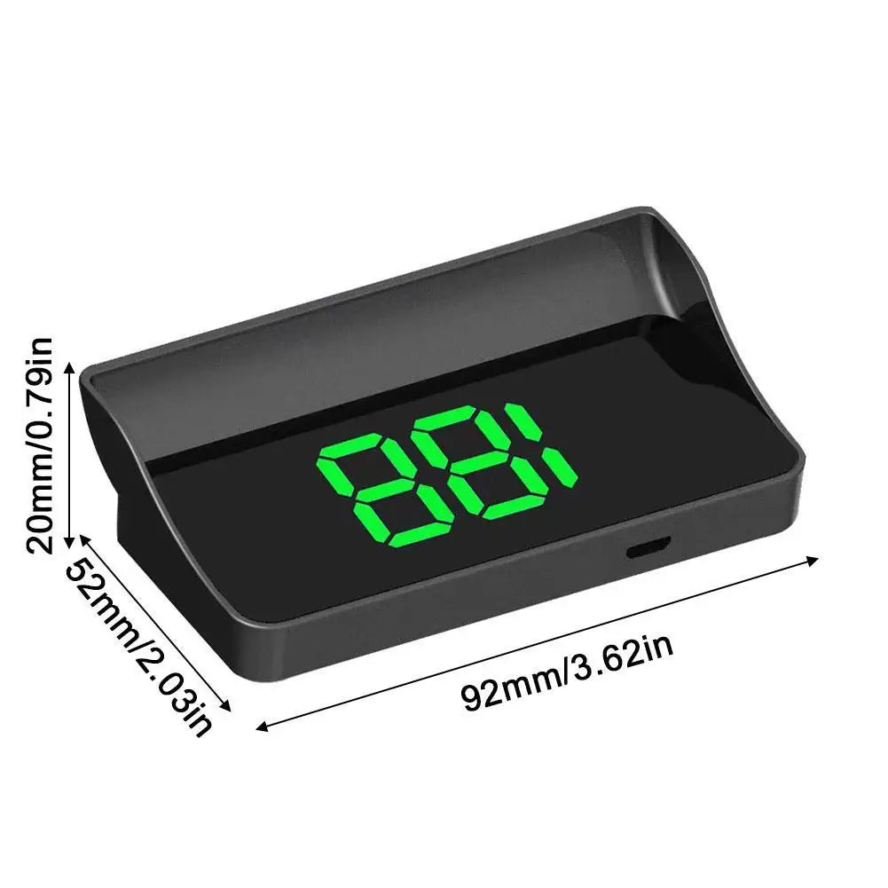 Car Head Up HD Display GPS Speedometer Speed KMH Digital HUD
