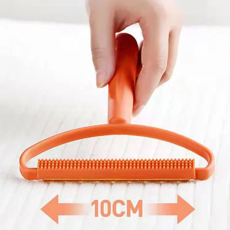 Double-Side Lint Remover Portable Pet Hair Remover Brush Manual Fluff