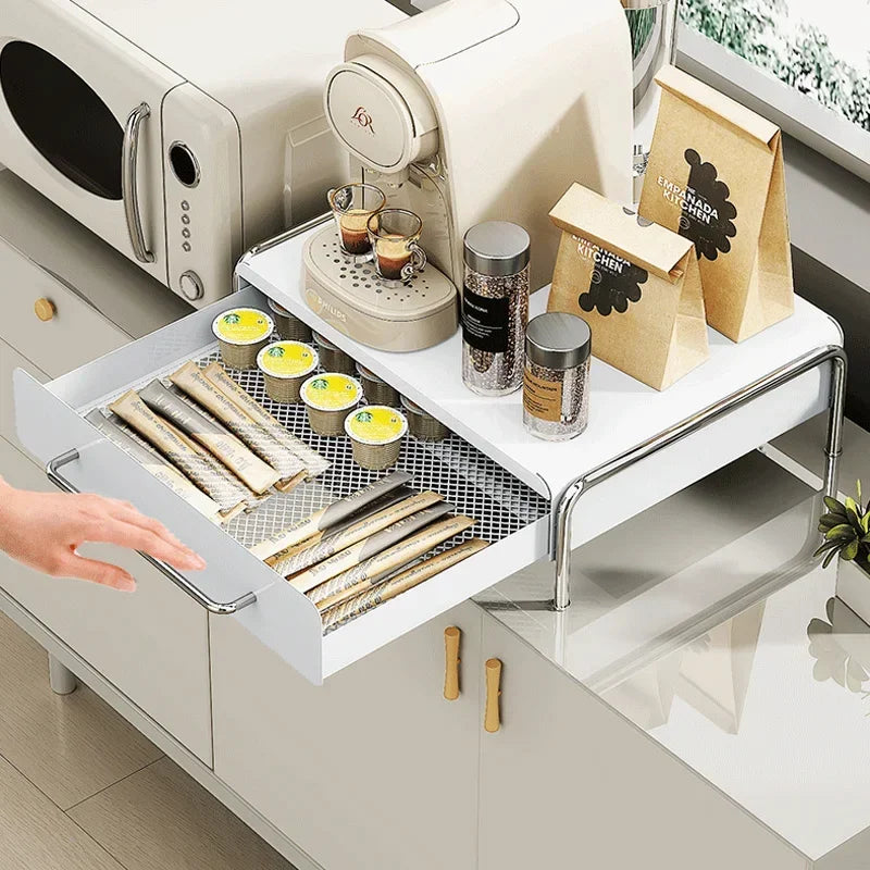 Capsule Coffee Display Rack Storage drawer Large Size Table Top Tea