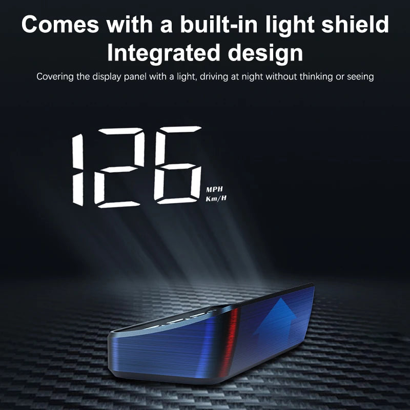 Car Speedometer HUD GPS Head Up Display Digital Speed Meter Windshield