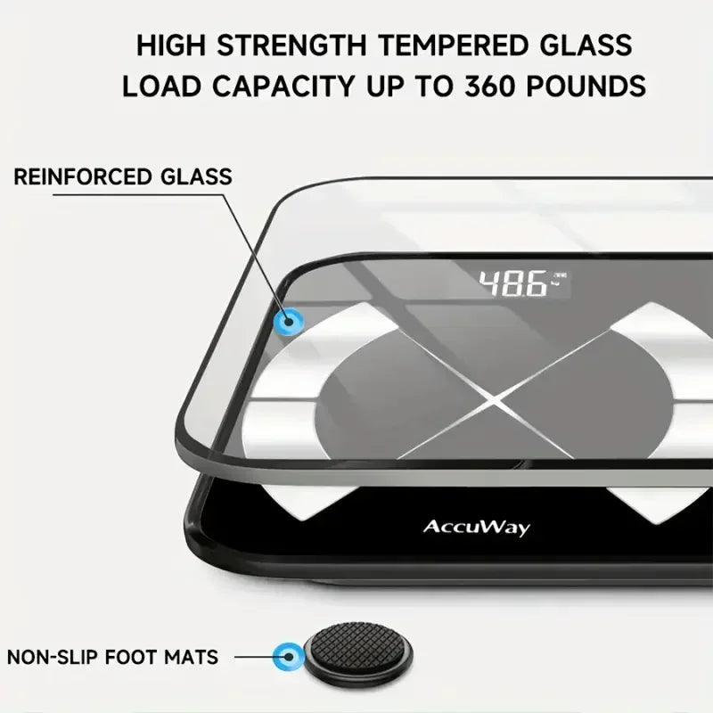 1pc intelligent body fat scale, high-precision wireless electronic