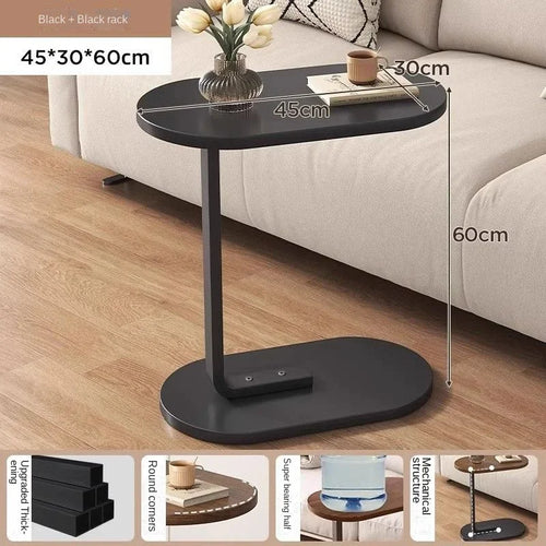 C-shaped Side Table Small Coffee Table Living Room Sofa Table Home