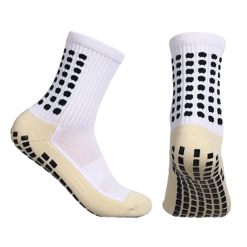 1Pc Adhesive Towel Sole Running Socks Non-slip Marathon Football Socks