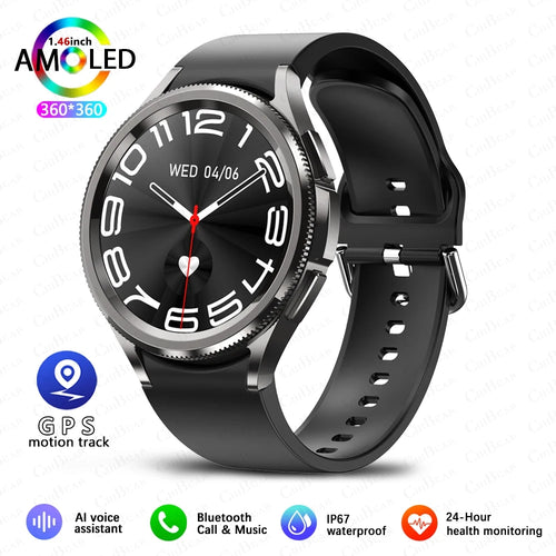 Watch 6 Classic Bluetooth Call Smart Watch Men GPS Outdoor Sports