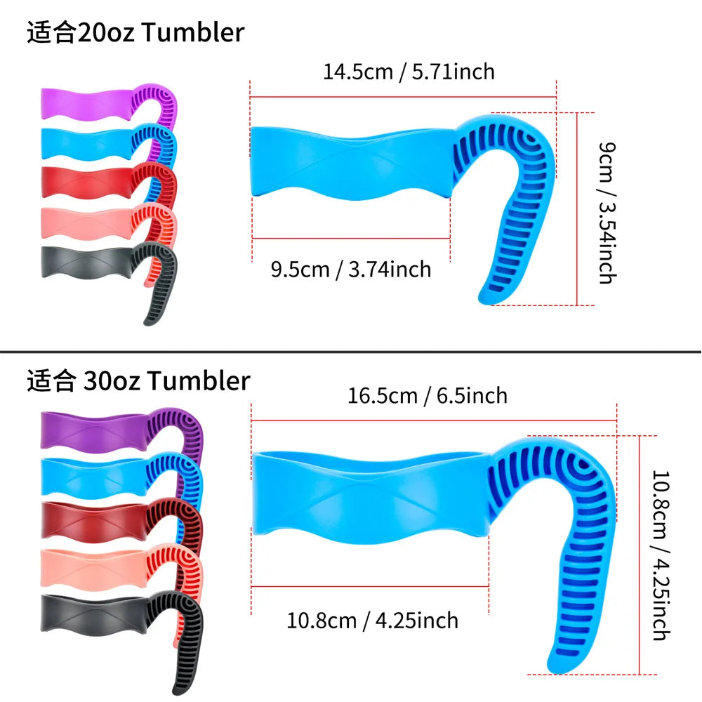 20/30oz Tumbler Handle Water Thermos Bottle Holder Travel Drinkware