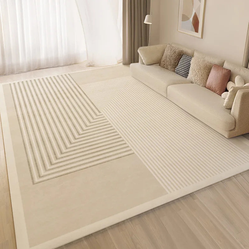 VIKAMA Modern simple living room carpet fully covered absorbent sofa