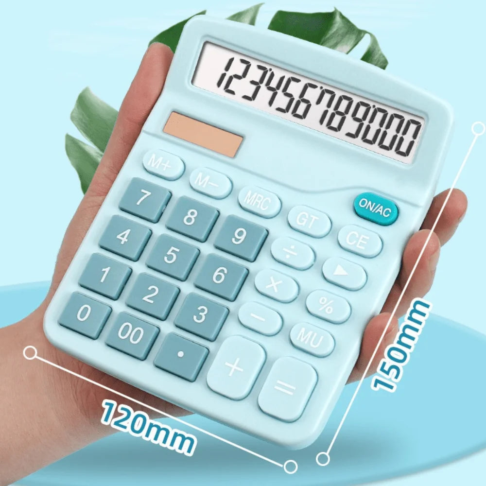 1Pcs Solar Scientific Calculator Desktop Financial Office Computer