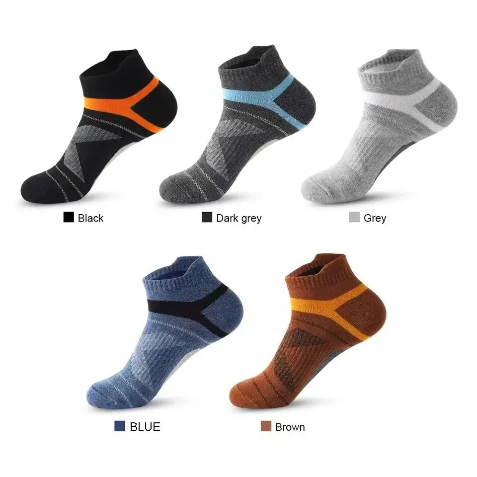 3/5Pairs High Quality Socks Men Outdoor Casual Athletic Socks Short