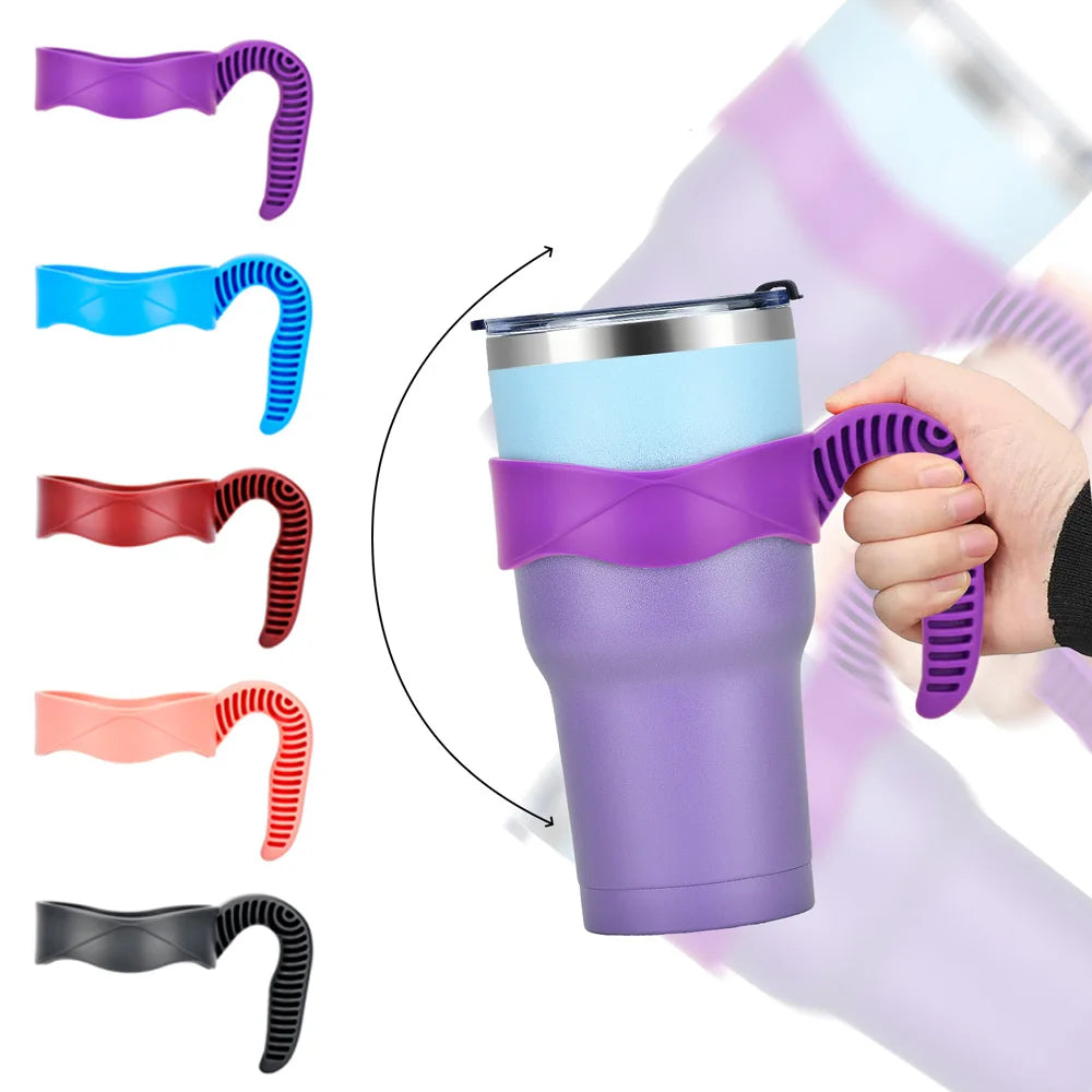 20/30oz Tumbler Handle Water Thermos Bottle Holder Travel Drinkware