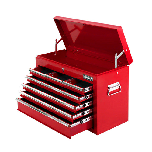 Giantz 9 Drawer Tool Box Cabinet Chest Toolbox Storage Garage