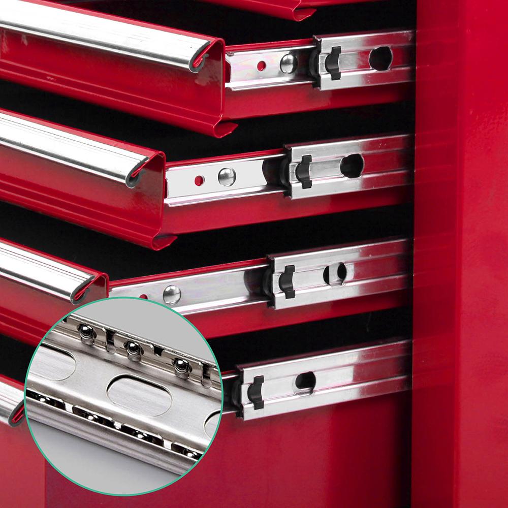 Giantz 9 Drawer Tool Box Cabinet Chest Toolbox Storage Garage