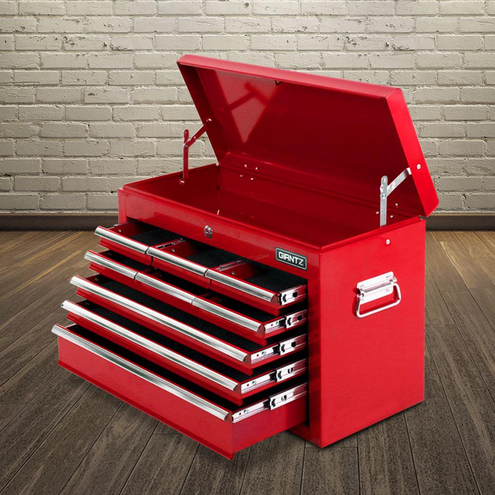 Giantz 9 Drawer Tool Box Cabinet Chest Toolbox Storage Garage