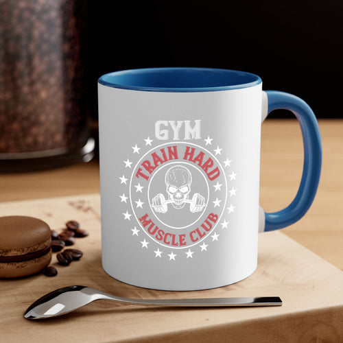 Gym train hard mucle club gym-Mug / Coffee Cup