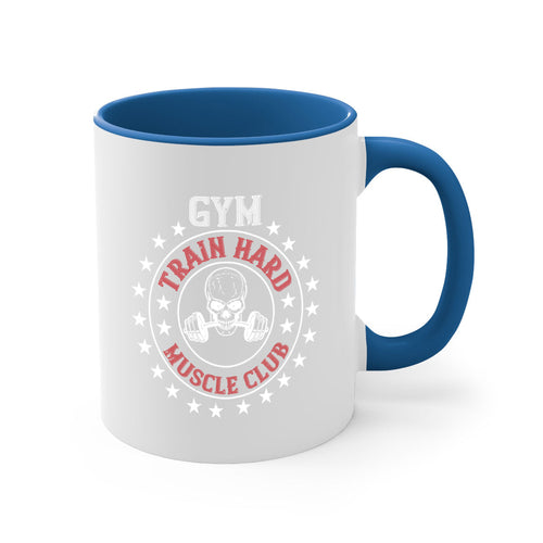 Gym train hard mucle club gym-Mug / Coffee Cup
