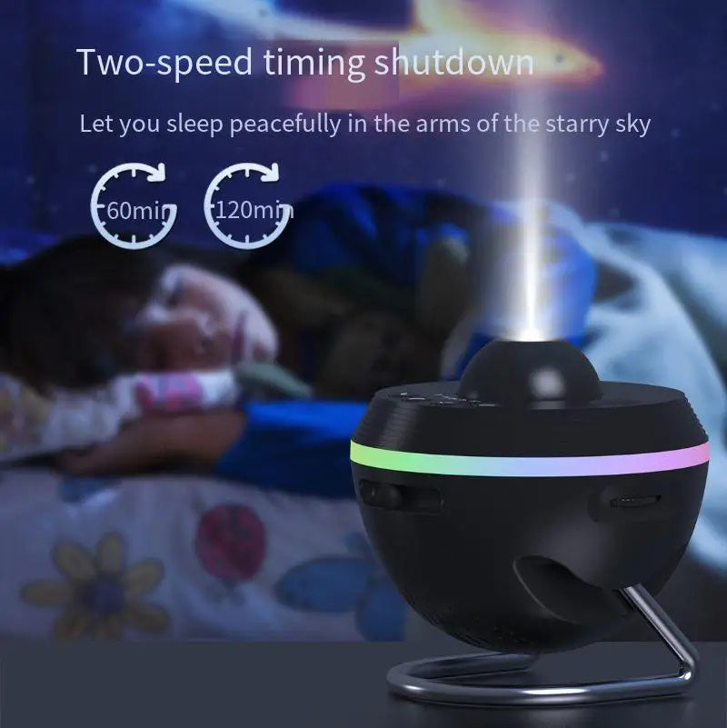 Dynamic Meteor 13 In 1 Ultra Clear Galaxy Projector Lamp Rotary Space
