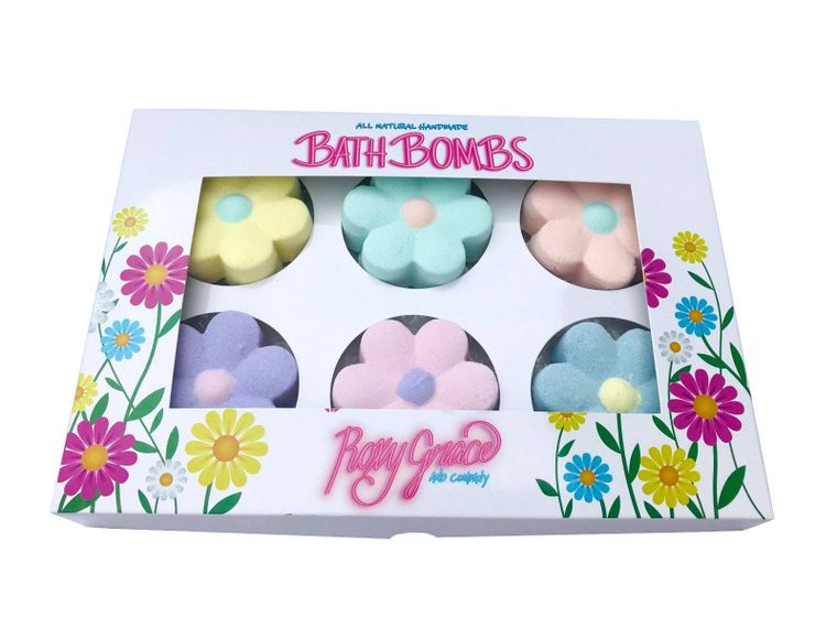 Bath Bomb Daisy Gift Set,All Natural Flowers