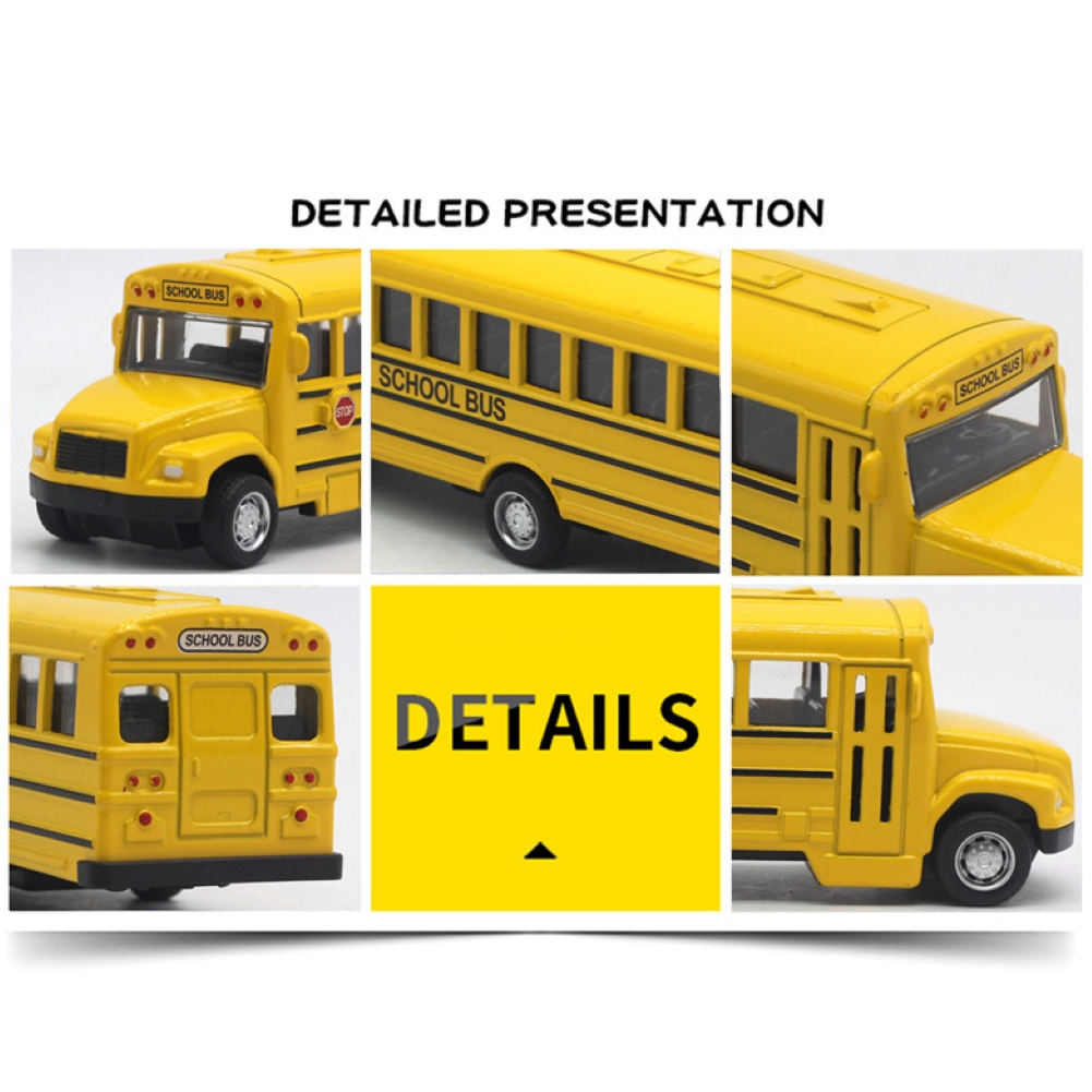 Inertial School Bus Model Car Model