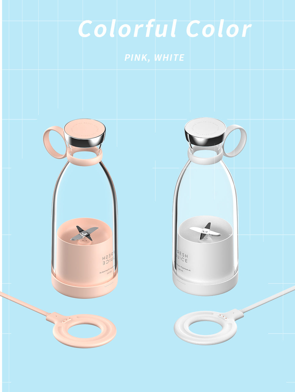 Travel Portable Blender Juicer Cup Fruit Mixer /Milkshake Juice Maker
