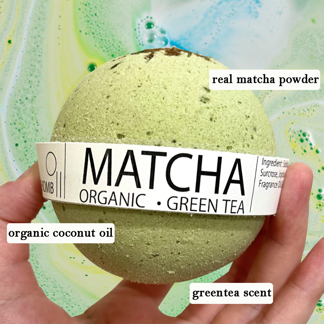 Organic Matcha Greentea Bath Bomb -