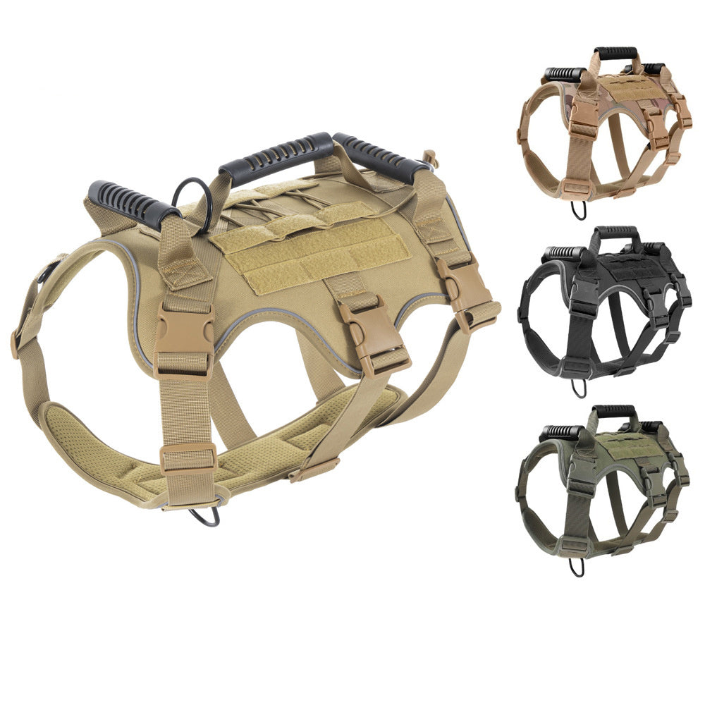 Pet Dog Anti-breakaway And Anti-rush Reflective Breathable Chest Harness