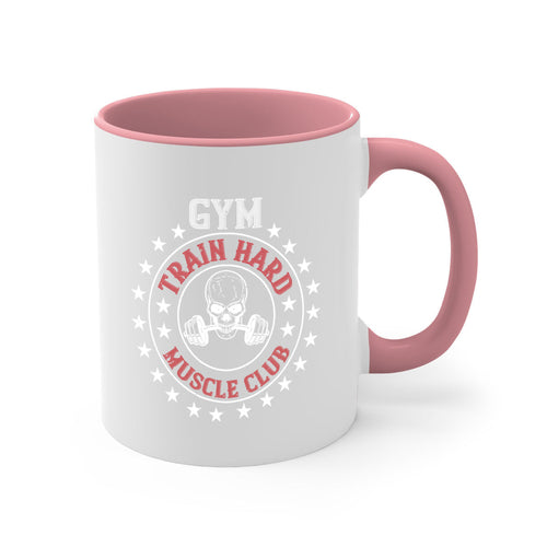 Gym train hard mucle club gym-Mug / Coffee Cup