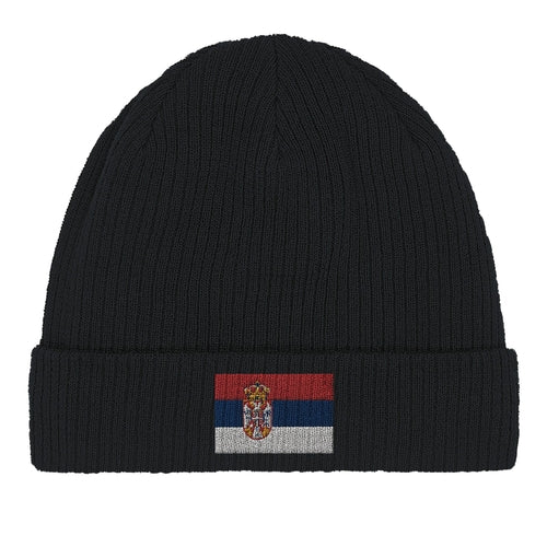 Bonnet en coton Drapeau de la Serbie