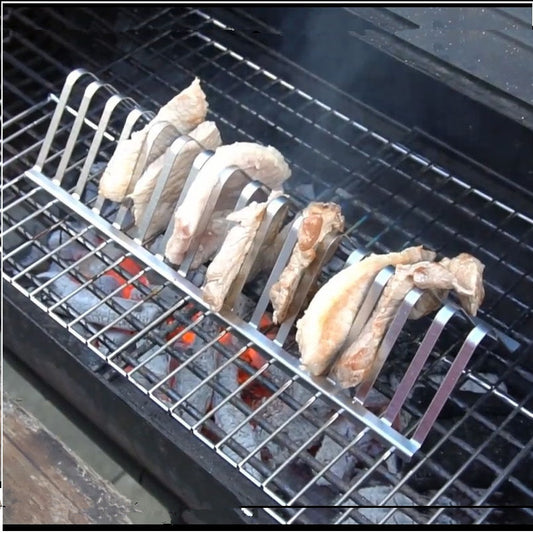 Stainless Steel Grill Holder racks grilling BBQ accessories