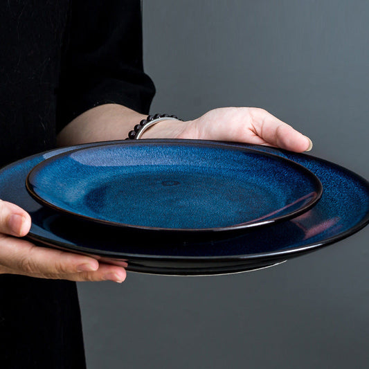 European-Style Ceramic Plate, Western Plate, Steak Plate, Disc Cake