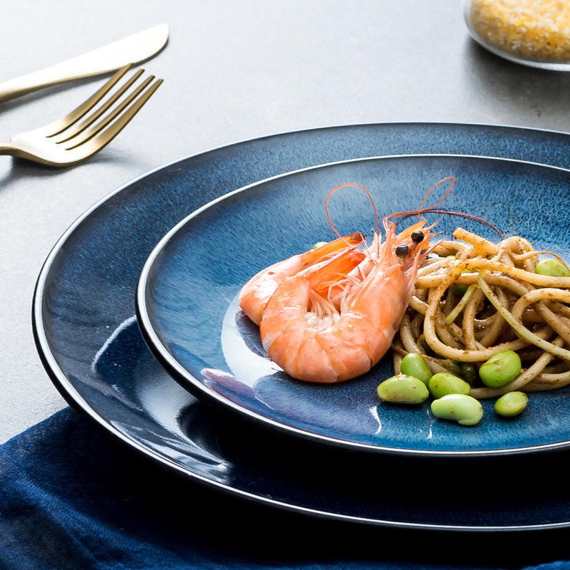 European-Style Ceramic Plate, Western Plate, Steak Plate, Disc Cake