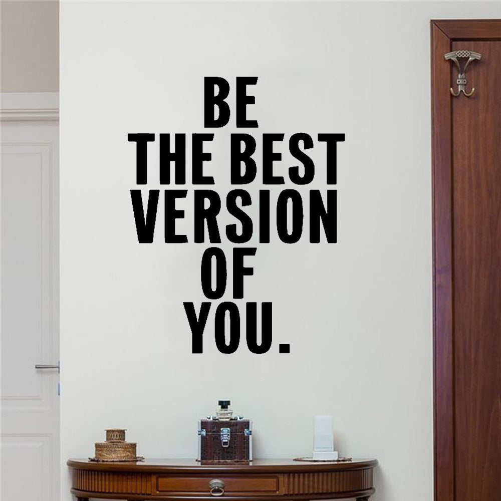 Creative English Alphabet Variety Series Bedroom Living Room Decoration Flat Waterproof Pvc Wall Stickers