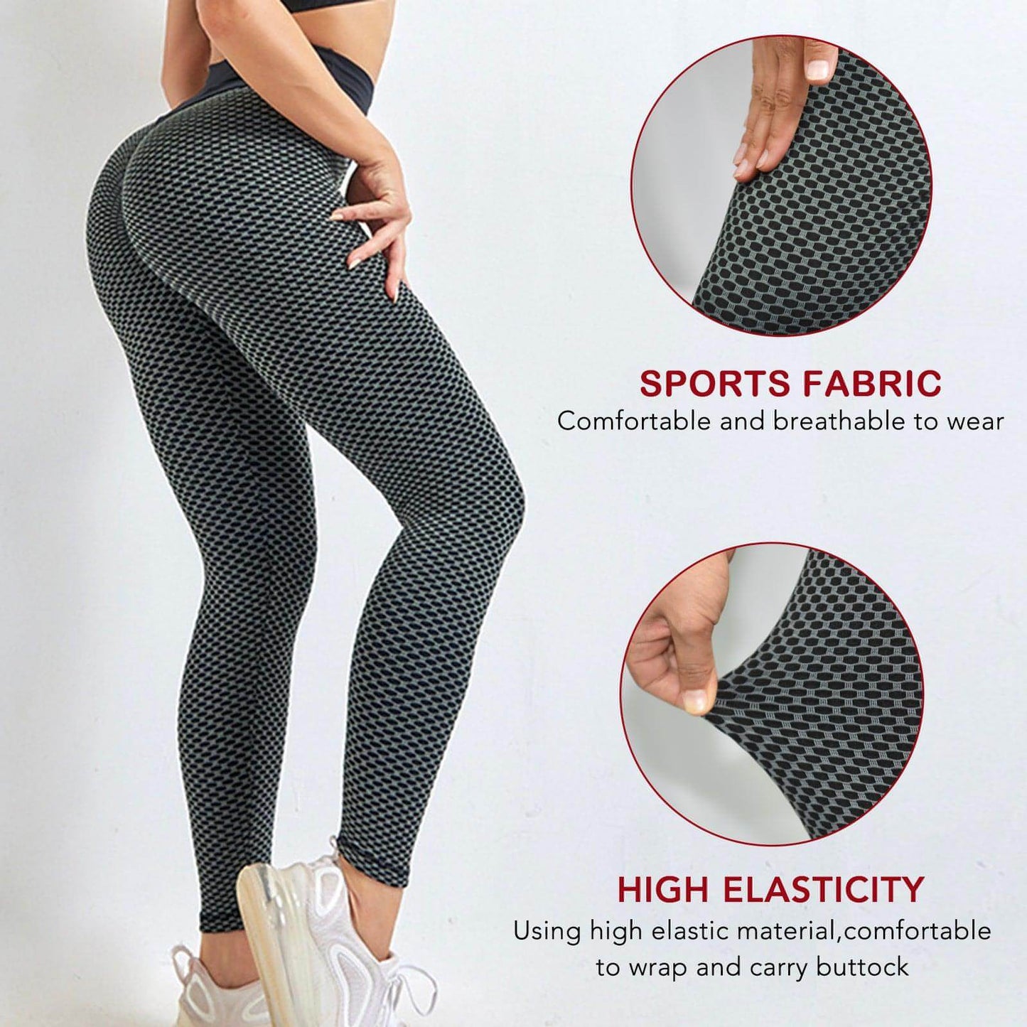 TIK Tok Leggings Women Butt Lifting Workout Tights Plus Size Sports