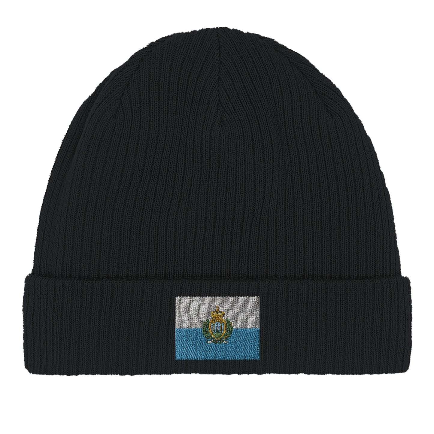 Bonnet en coton Drapeau de Saint-Marin