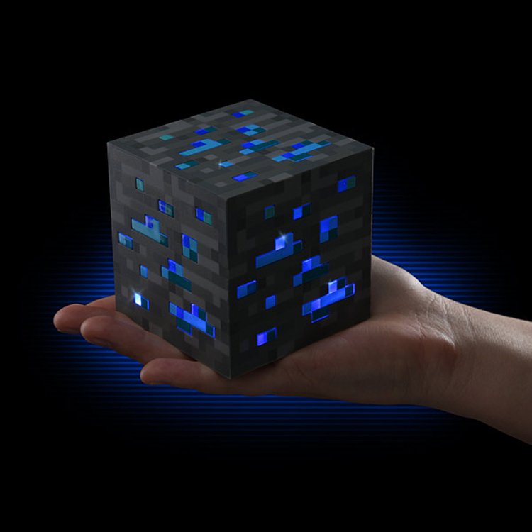 Light-Up Diamond Ore (Minecraft)