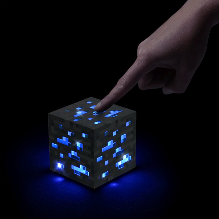 Light-Up Diamond Ore (Minecraft)