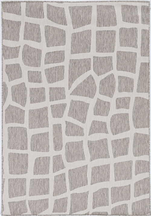 3inches x 4inches Ivory or Grey Polypropylene Area Rug