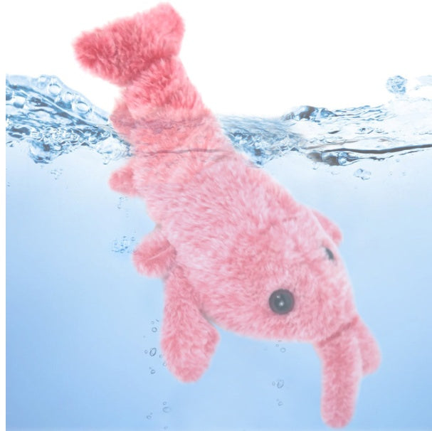 Pet Toys Electric Jumping Shrimp USB Charging Simulation Lobster Funny