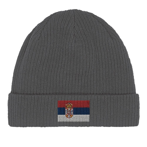 Bonnet en coton Drapeau de la Serbie
