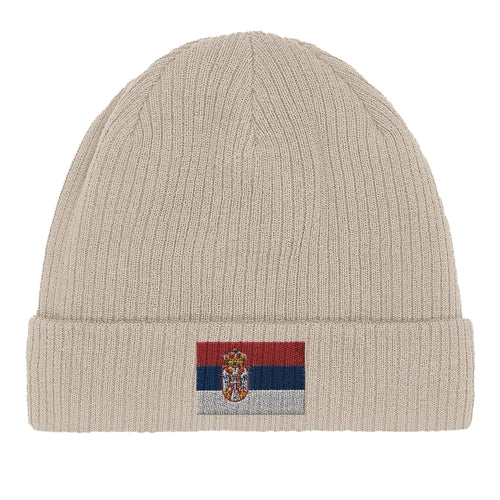 Bonnet en coton Drapeau de la Serbie