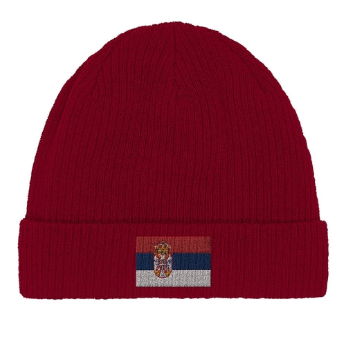 Bonnet en coton Drapeau de la Serbie