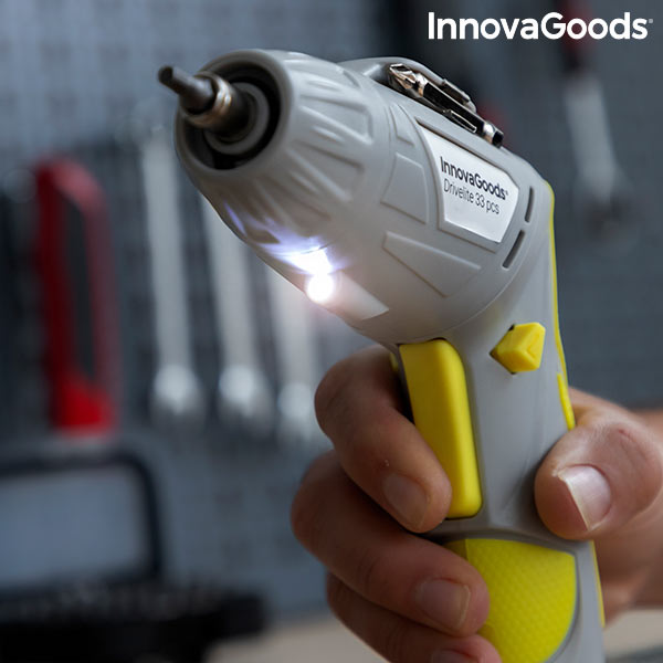 Multi-position Wireless Electric Screwdriver with Accessories